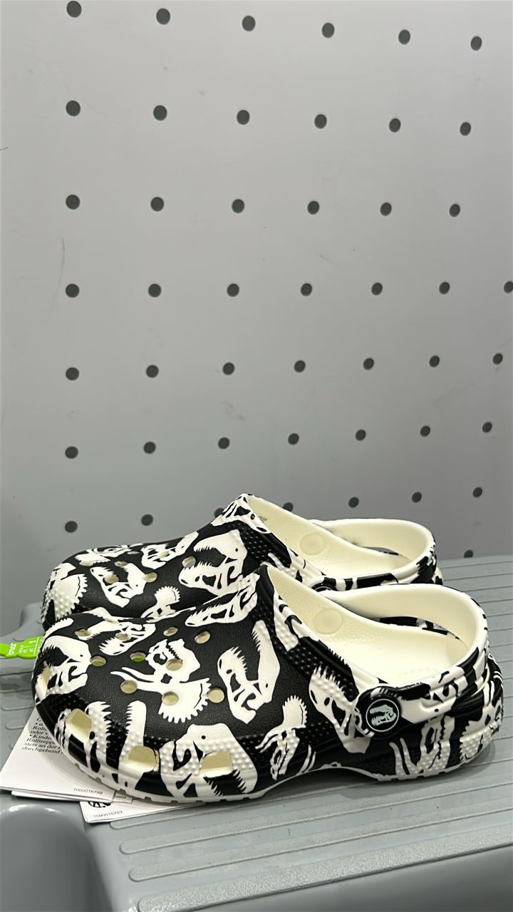 Crocs glow in the dark classic clogs 